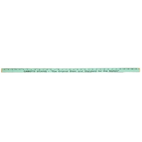 1960s Soule Glass Cabot Stains Yardstick Ruler Wood Bangor Portland Maine INVRM - Picture 4 of 5